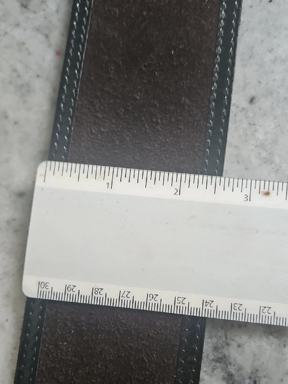 Banana Republic Brown Suede Belt with Gold Buckle